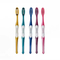 Мягкая зубная щетка для взрослых, мягкая коническая щетина, нескользящая ручка из ТПЭ, уход за полостью рта